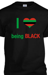 I LOVE BEING BLACK TEE