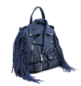 Ride With Me Moto Fringe Backpack