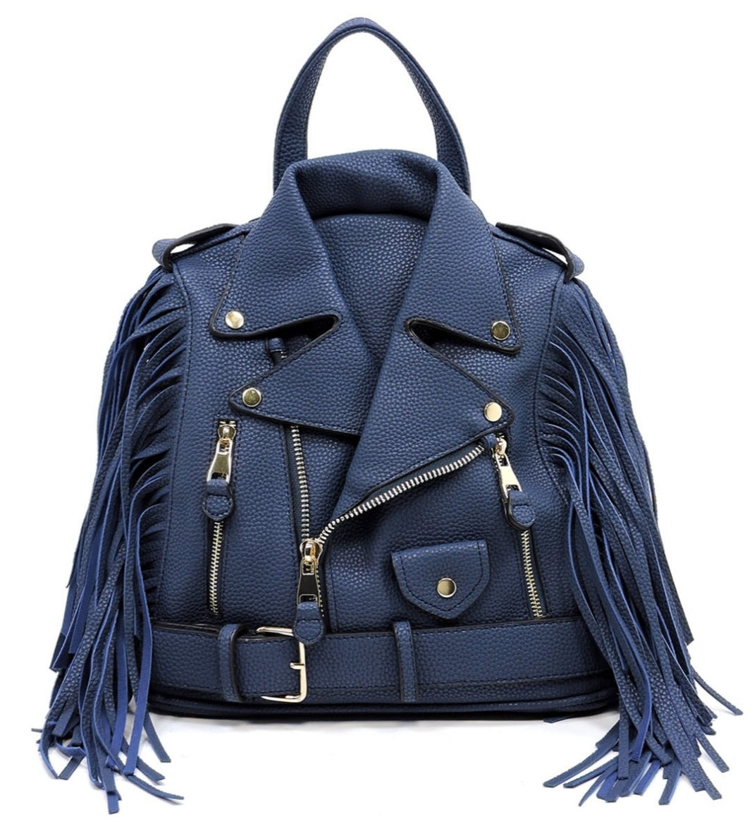 Ride With Me Moto Fringe Backpack – Sole Matez Boutique