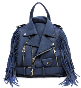 Ride With Me Moto Fringe Backpack