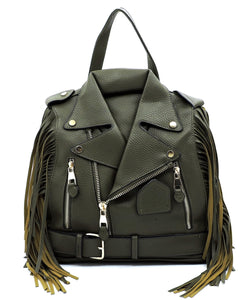 Ride With Me Moto Fringe Backpack